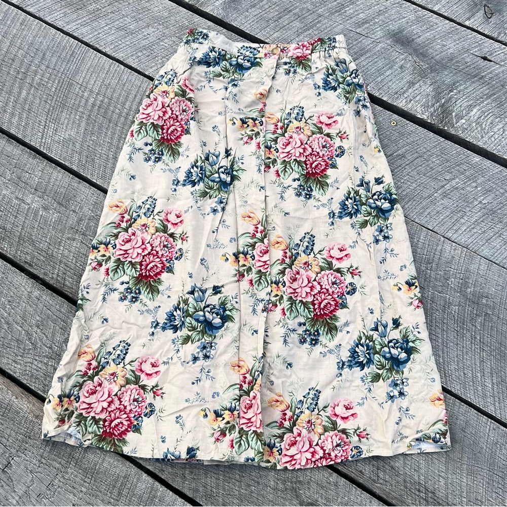 Vintage High Waisted Maxi Skirt